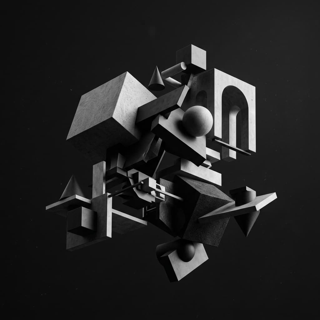 Builders Hub abstract design graphic